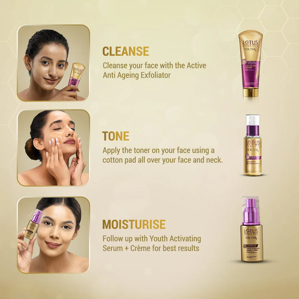 Lotus Herbals Cosmetics YouthRx pH Balancing Multi Active Toner 100ml