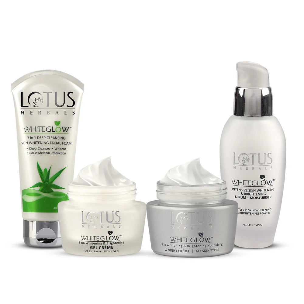 Lotus Herbals Cosmetics WhiteGlow Brightening Ritual Combo
