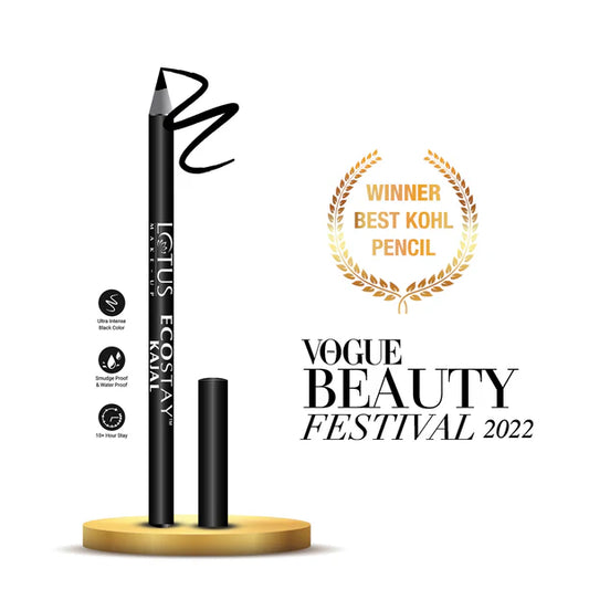Lotus Make Up Herbals Cosmetics Ecostay Longlasting Eye Kajal Black 1.2g