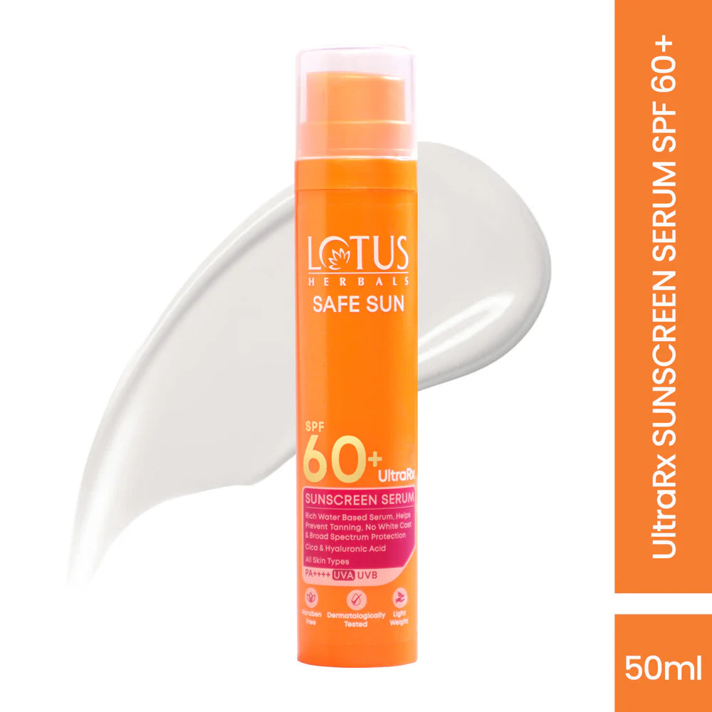 Lotus Herbals Cosmetics Safe Sun UltraRX Sunscreen Serum SPF 60 PA++++