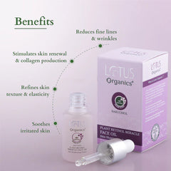 Lotus Organics+ Cosmetics Bakuchiol Plant Retinol Miracle Face Oil 15ml