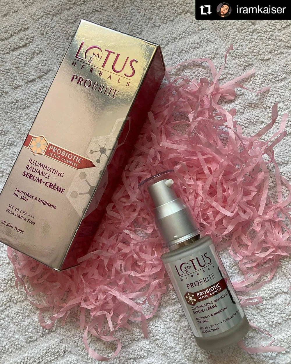 Lotus Herbals Cosmetics Probrite Illuminating Radiance Serum+Cream SPF-20 PA+++ 30ml