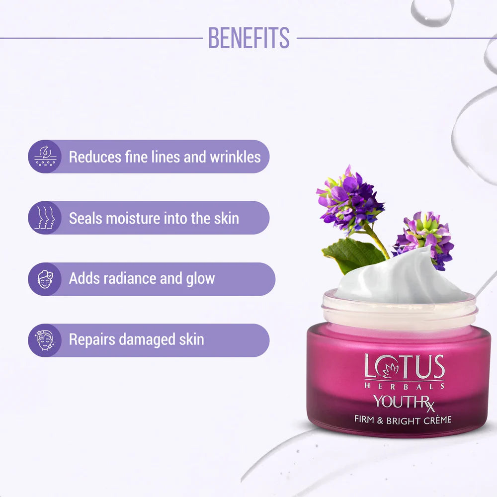 Lotus Herbals Cosmetics YouthRx Firm & Bright Power Trio Combo