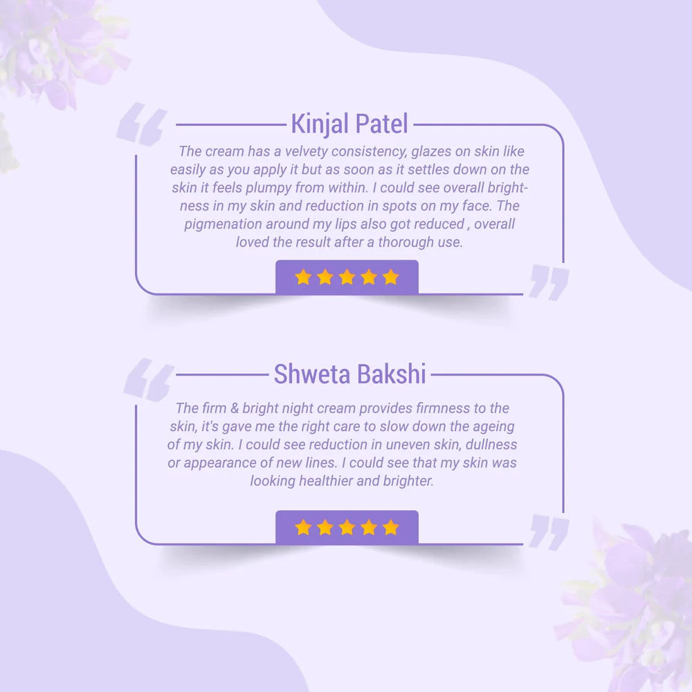 Lotus Herbals Cosmetics YouthRx firm & bright night crème Combo