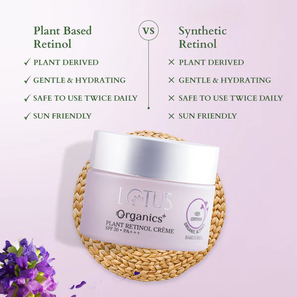 Lotus Organics+ Cosmetics Bakuchiol Plant Retinol Crème 50g
