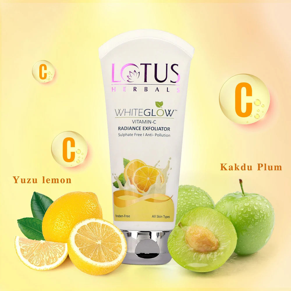 Lotus Herbal Cosmetics WhiteGlow Vitamin C Radiance Exfoliator 100g