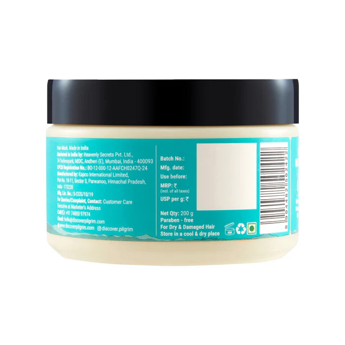 Pilgrim Cosmetics Korean Rice Water & Collagen Advanced Damage Repair Hair Mask 200 g | 7.05 oz