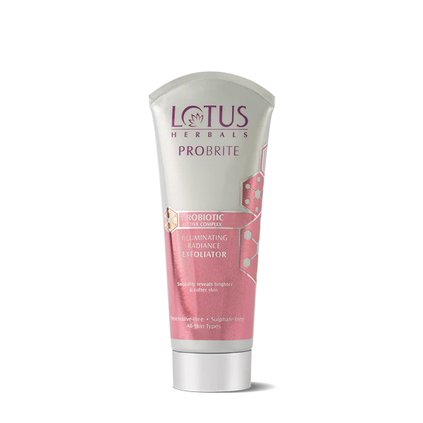 Lotus Herbals Cosmetics Probrite Illuminating Radiance Gentle Exfoliator 100g