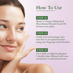 Lotus Organics+ Cosmetics Bakuchiol Plant Retinol Miracle Face Oil 15ml