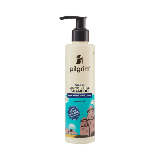 Pilgrim Cosmetics Sulphate Free Hair Shampoo with Argan Oil, Camellia & White Lotus 200 ml | 6.8 fl.oz