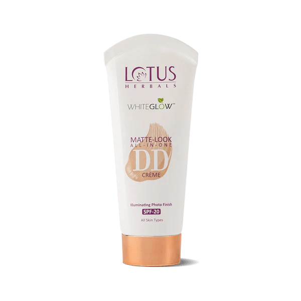 Lotus Herbals Cosmetics WhiteGlow Matt Look DD Cream SPF 20 Natural Beige 50g