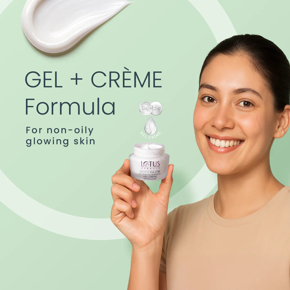 Lotus Herbals Cosmetics WhiteGlow Skin brightening Gel Creme SPF 25 PA+++