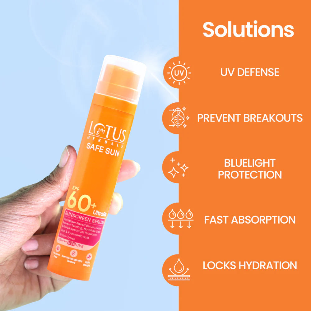 Lotus Herbals Cosmetics Glow & Protect combo