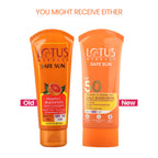 Lotus Herbals Cosmetics Safe Sun Vitamin C Matte GEL Daily Sunscreen SPF 50