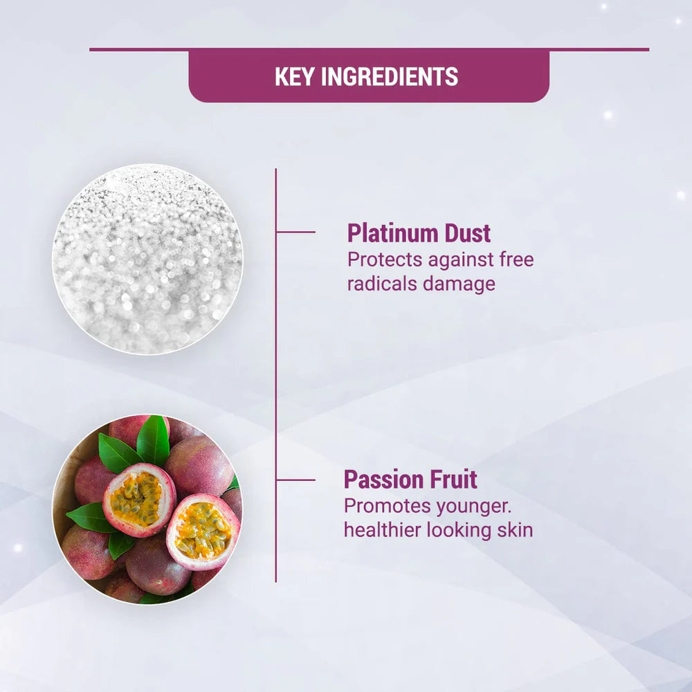 Lotus Herbals Cosmetics Radiant Platinum Cellular Anti Ageing Salon Grade Single Facial Kit