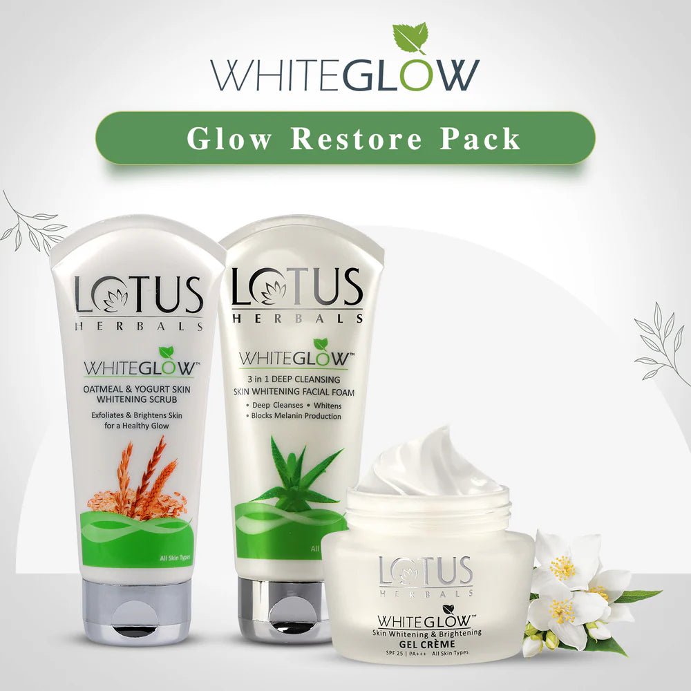 Lotus Herbals Cosmetics WhiteGlow Glow Restore Pack