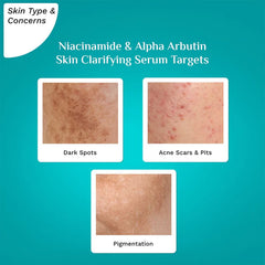 Pilgrim Cosmetics Niacinamide & Alpha Arbutin Skin Clarifying Serum 30ml