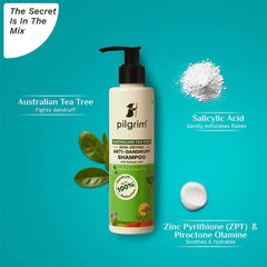 Pilgrim Cosmetics Australian Tea Tree Non-Drying Anti Dandruff Hair Shampoo 200ml
