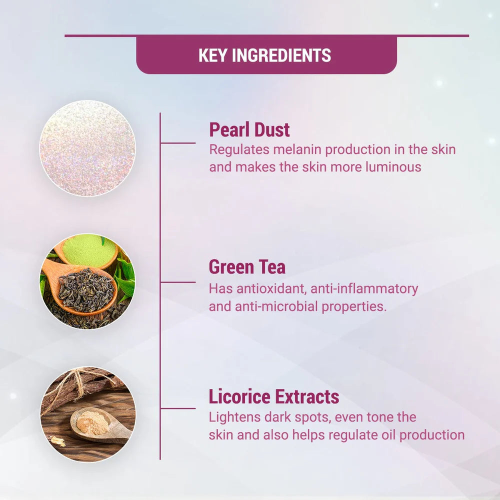 Lotus Herbals Cosmetics Radiant Pearl Cellular Lightening Salon Grade Facial Kit