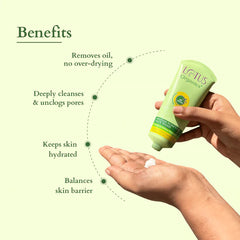 Lotus Organics+ Cosmetics Pristine Purifying Face Wash 100g
