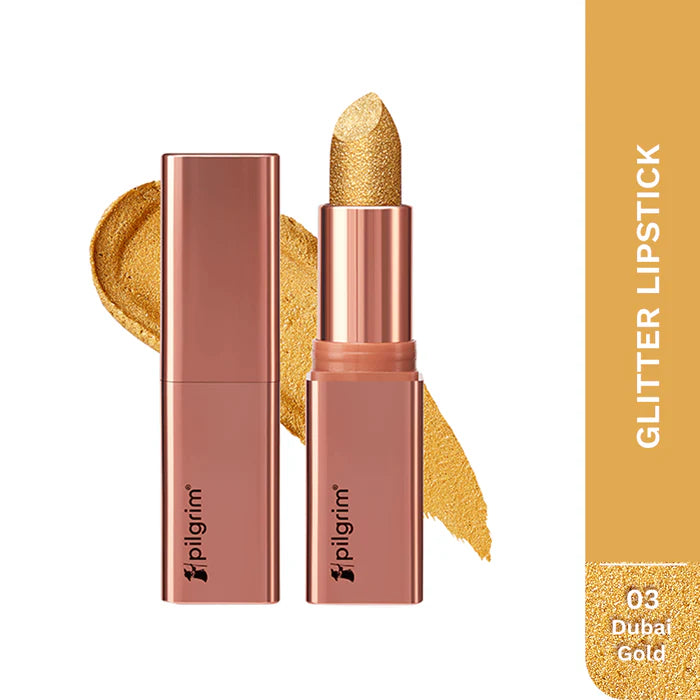 Pilgrim Cosmetics Dubai Bling Glitter Lipstick 4.2.gm