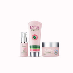 Lotus Organics+ Cosmetics Precious Brightening Overnight Indulgence Regime Combo