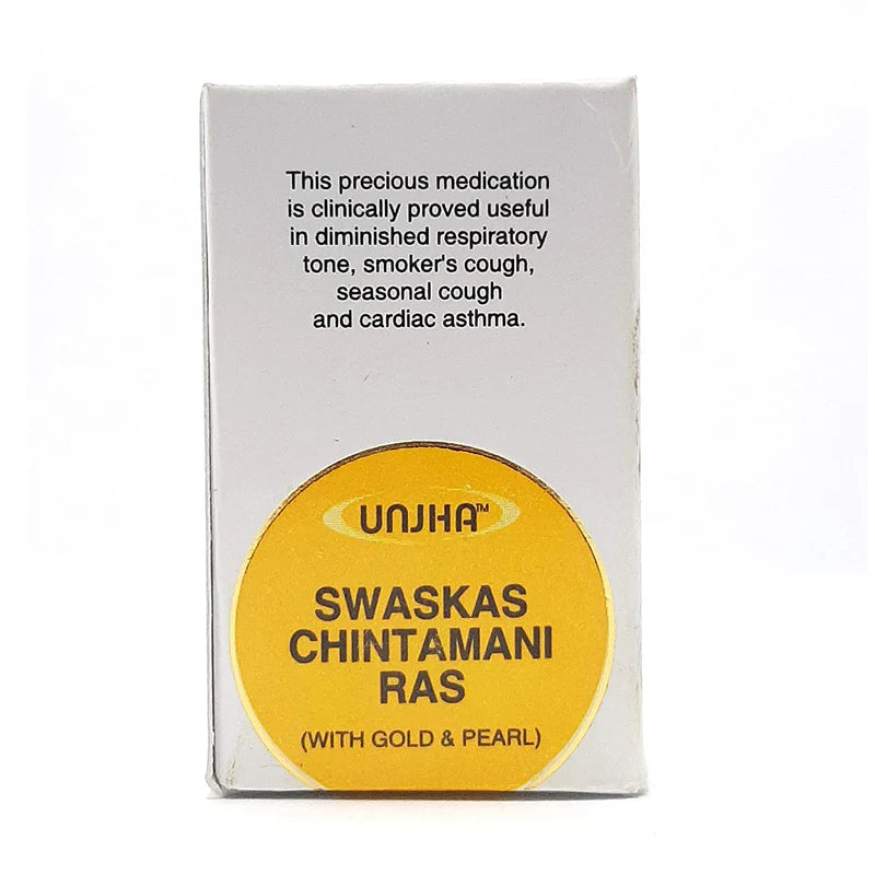Unjha Ayurvedic Shwaskas Chintamani Ras (S.M.Y) Tablets
