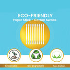 Dr Morepen Buds 100% Pure Cotton & Eco Friendly Earbuds 100 Cotton Buds