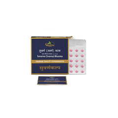 Dhootapapeshwar Ayurvedic Premium Suvarna (Svarna) Bhasma Powder & Tablets