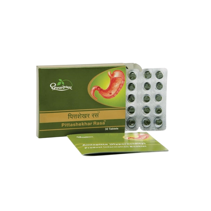 Dhootapapeshwar Ayurvedic Pittashekhar Rasa 30 Tablets