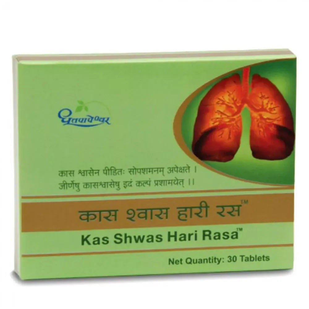 Dhootapapeshwar Ayurvedic Kas Shwas Hari Rasa 30 Tablet