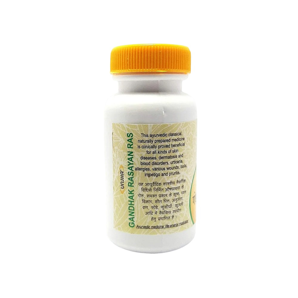 Unjha Ayurvedic Gandhak Rasayan Ras Tablets