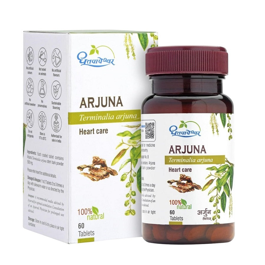 Dhootapapeshwar Ayurvedic Arjuna Heart Care 60 Tablets