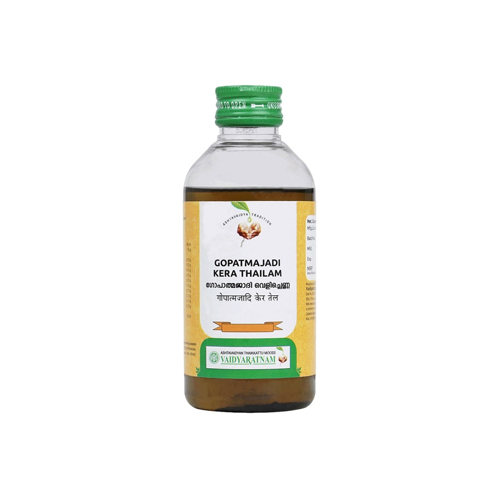 Vaidyaratnam Ayurvedic Gopadmajadi Kera Thailam Oil 200Ml