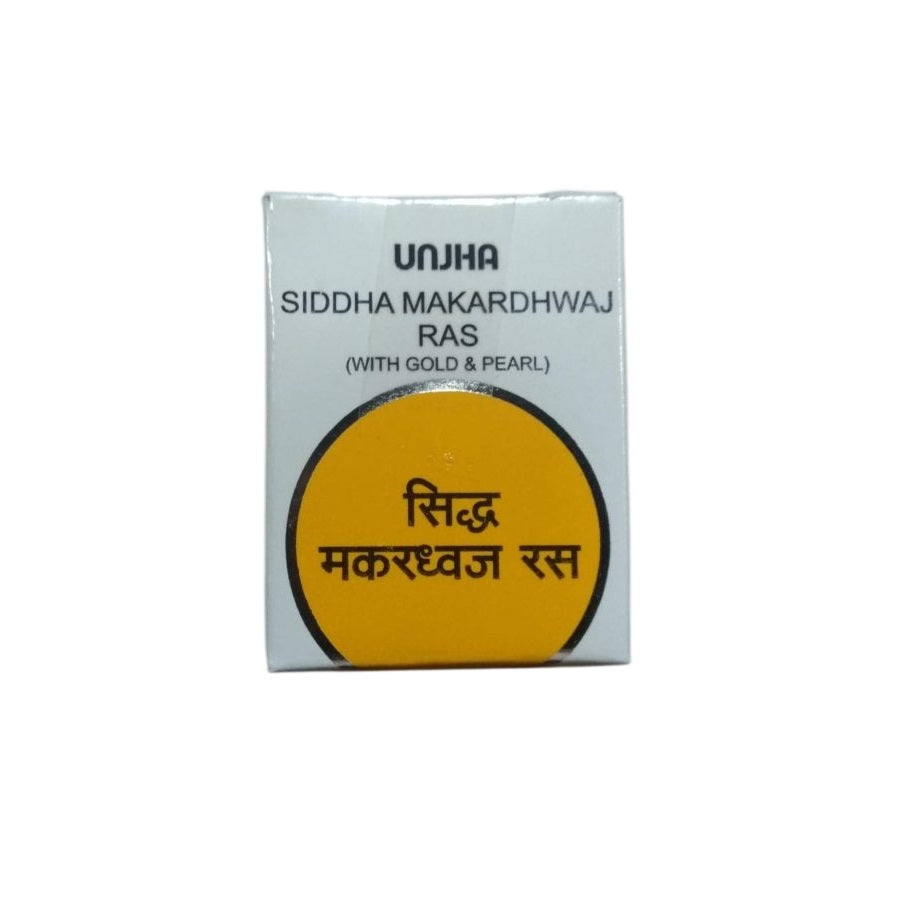 Unjha Ayurvedic Siddha makardhwaj Ras (S.M.Y) Tablets