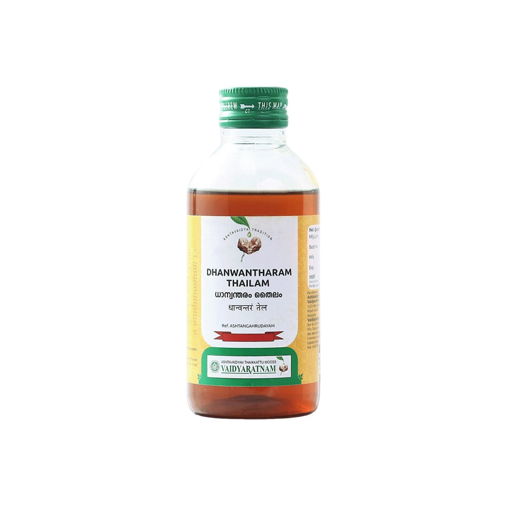 Vaidyaratnam Ayurvedic Dhanwantharam Thailam Oil