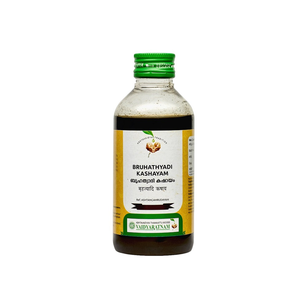 Vaidyaratnam Ayurvedic Bruhathyadi Kashayam Liquid 200Ml