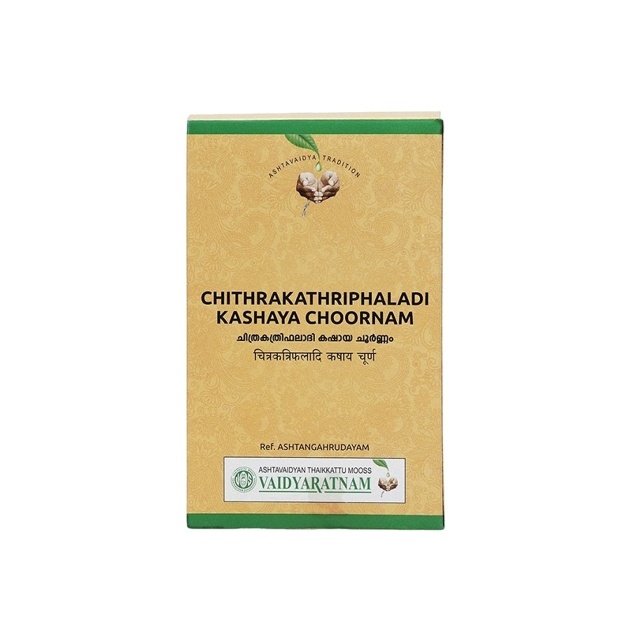 Vaidyaratnam Ayurvedic Chitrakathriphaladi Kashaya Choornam Powder 100g