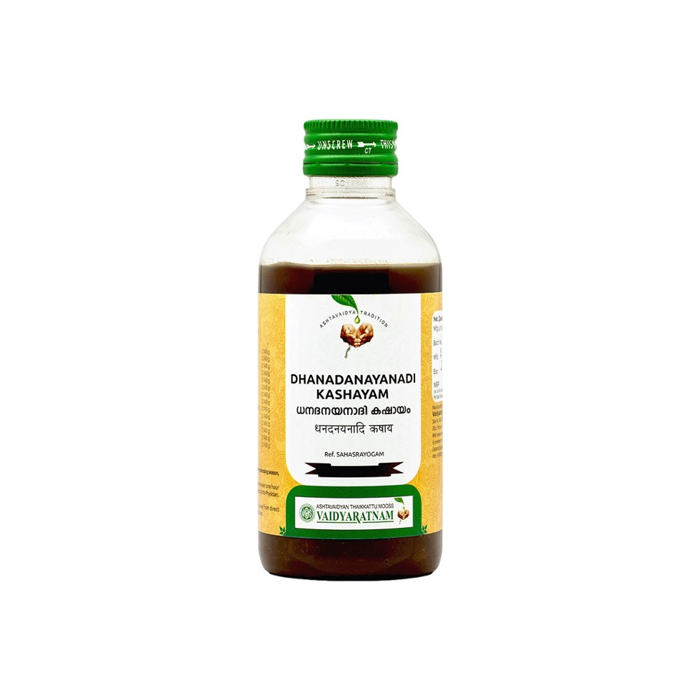 Vaidyaratnam Ayurvedic Dhanadanayanadi Kashayam Liquid 200Ml