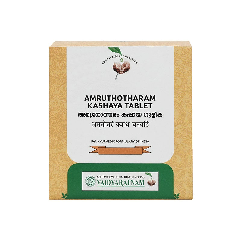 Vaidyaratnam Ayurvedic Amruthotharam Kashaya Gulika 100 Tablet