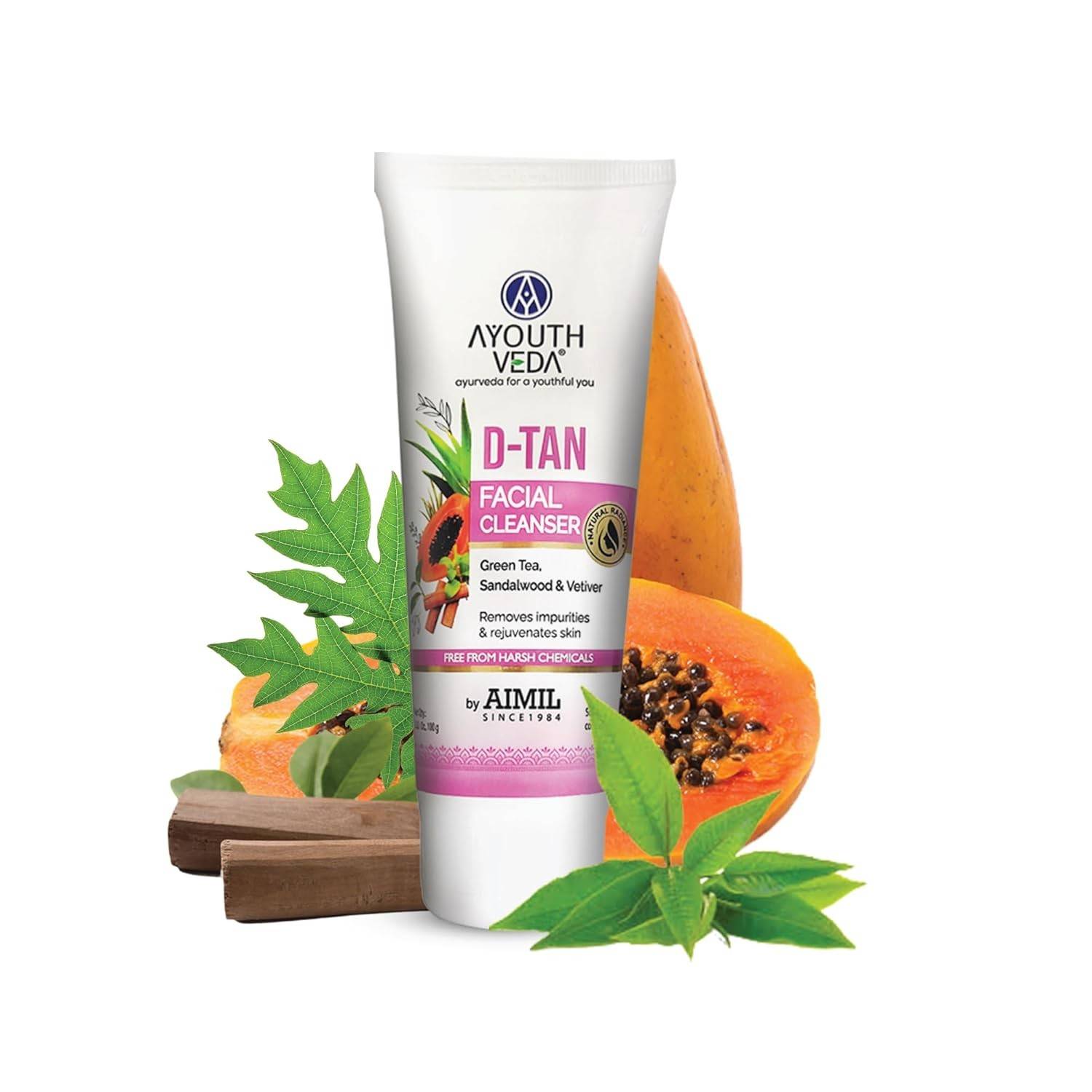 Aimil Ayouthveda Cosmetics D Tan Facial Cleanser 100g