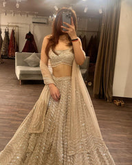 Bollywood Indian Pakistani Ethnic Party Wear Women Soft Pure Premiums Heavy Organza Silk Lehenga