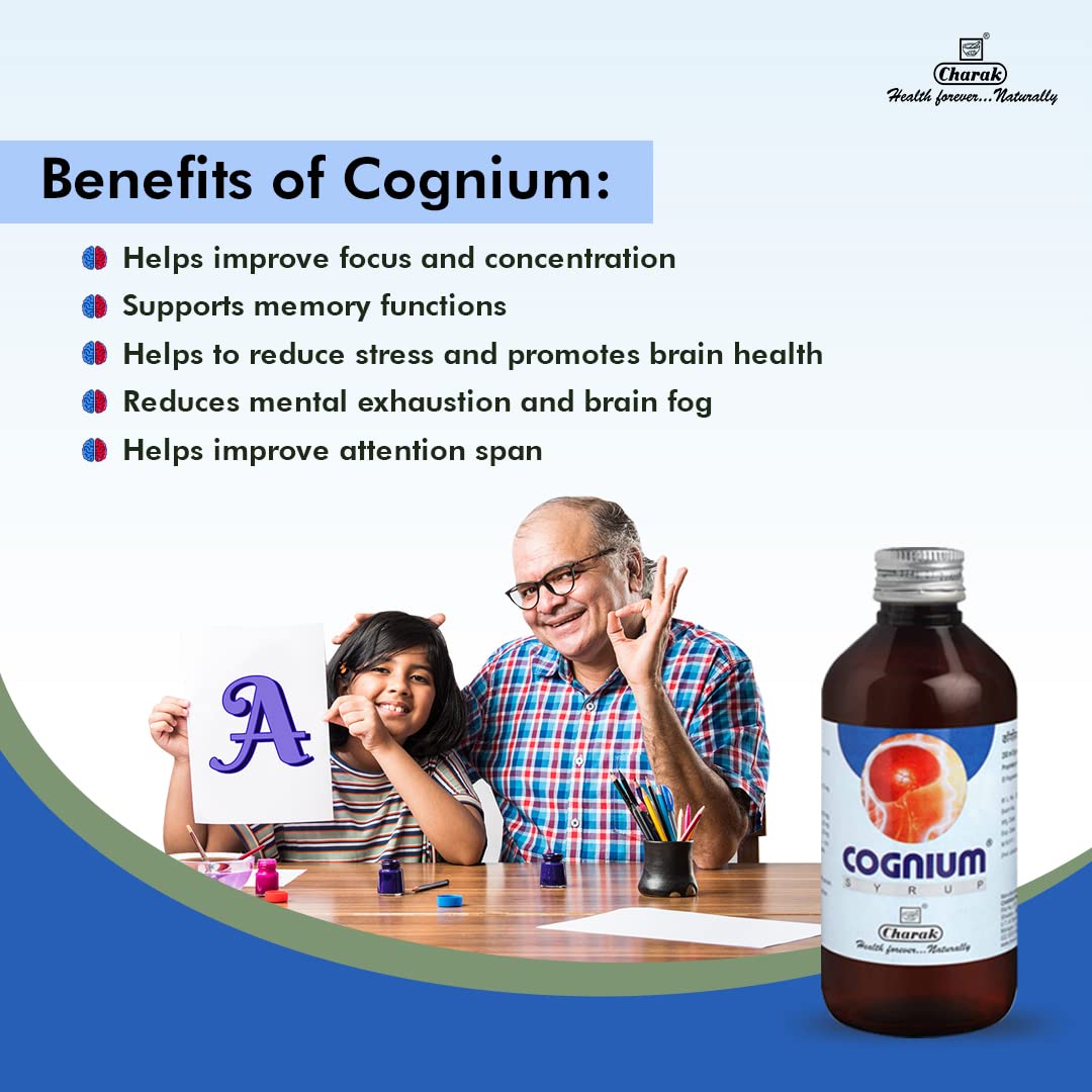 Charak Ayurvedic Cognium Tablets & Syrup