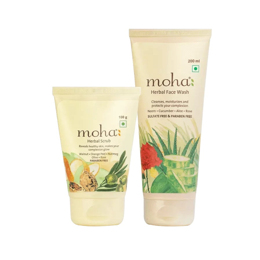 Moha Exfoliate and Glow Kit