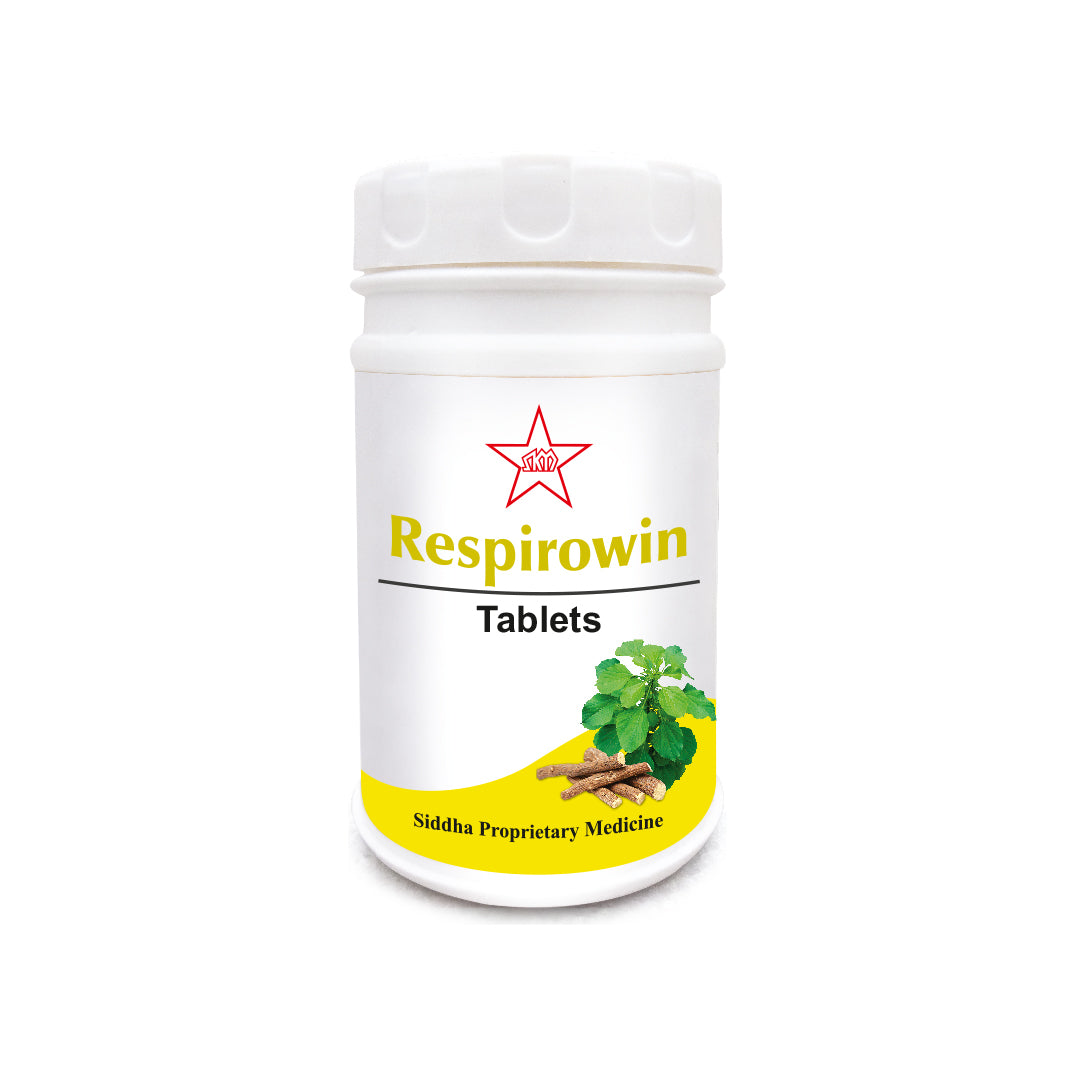 Skm Siddha Ayurveda Respirowin 500mg Tablets