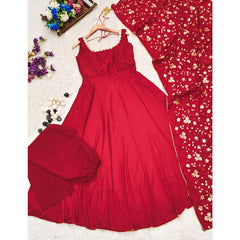 Bollywood Women Indian Ethnic Party Wear Pure Soft Silk Anarkali Suit Set Dress