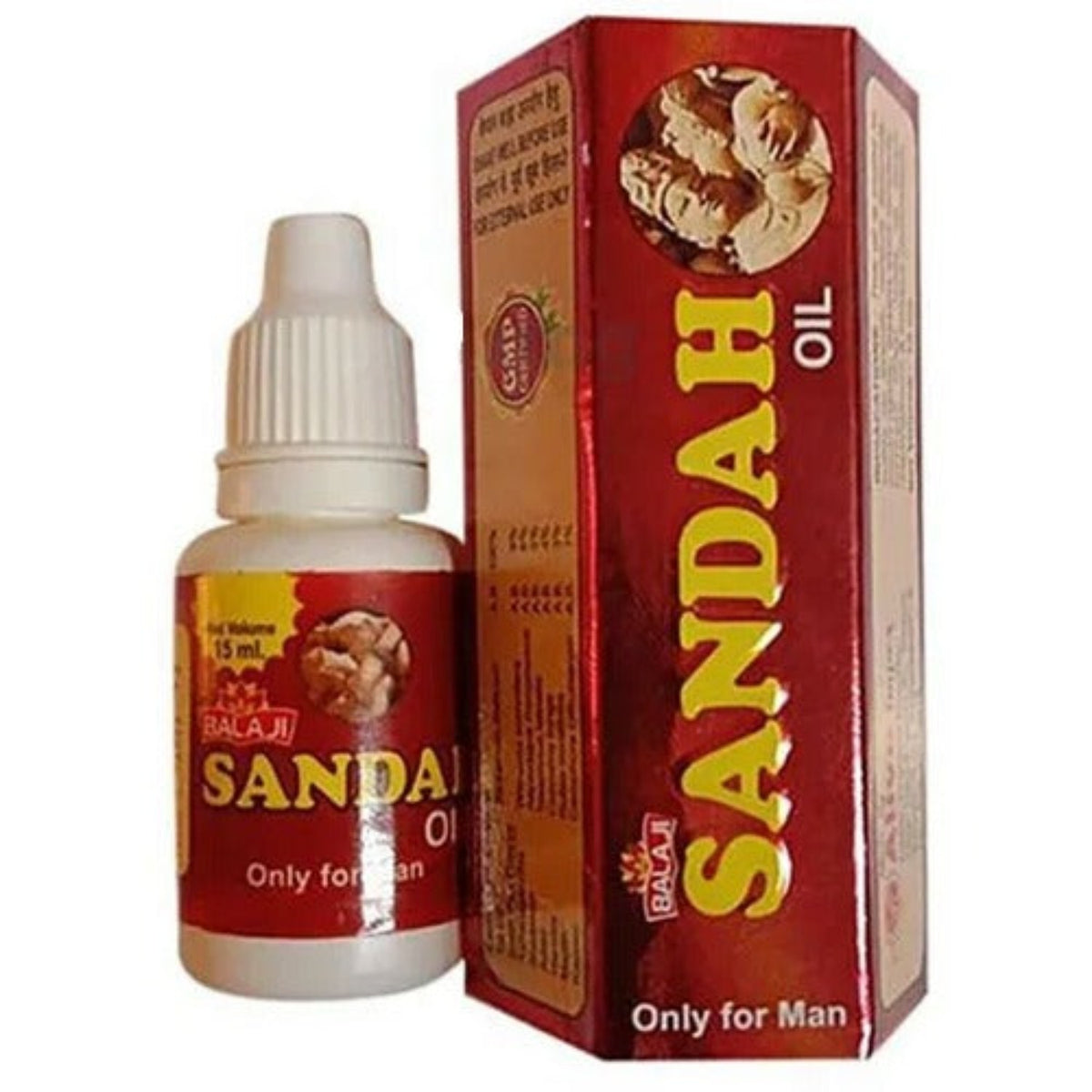 Balaji Ayurvedisches Sandha-Öl zur Organvergrößerung bei Männern, Massageöl, 15 ml