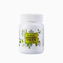 Charak Ayurvedische Kofol-Immunitätstablette mit der Güte von Giloy, Haldi, Pippali und Sunti, Immunitätsverstärker für die ganze Familie, Kinder und ältere Menschen, 60 Tabletten