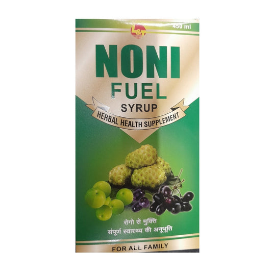 L &amp; T Healthcare Noni Fuel Kräuterergänzungsmittel für die ganze Familie, Sirup, 450 ml