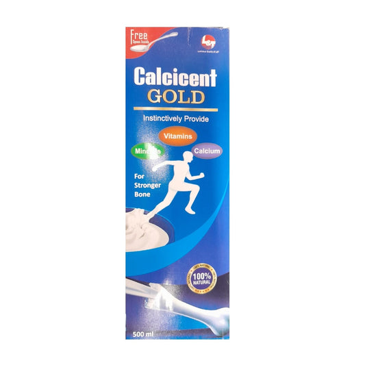 L & T Healthcare Ayurvedic Calcicent Gold Instinctively Provide Syrup 500ml